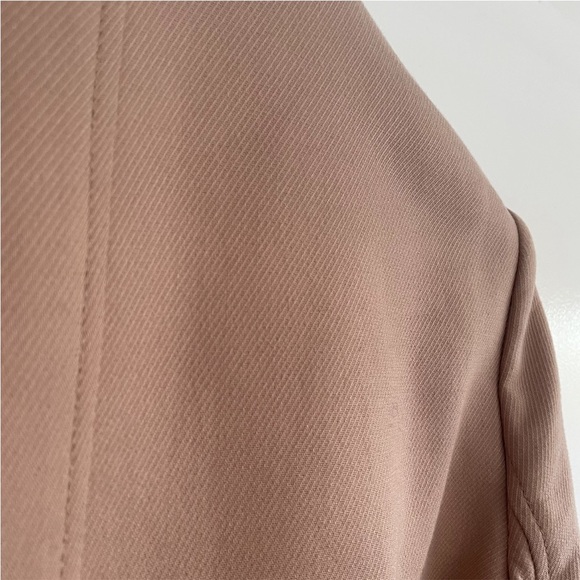 Ann Taylor Blush Nude Belted Coat Jacket - Picture 6 of 6